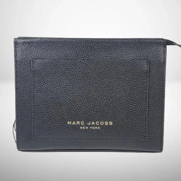 Marc Jacobs New Grind Leather Cosmetic Pouch - Picture 2 of 10